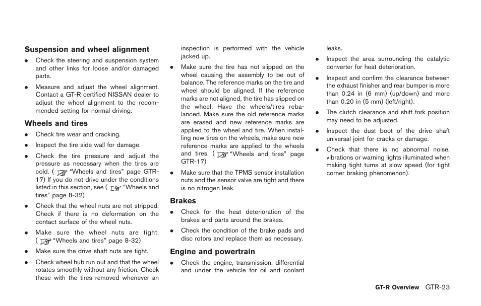 NISSAN 2014 GT R - Owner's Manual User Manual | Page 30 / 354