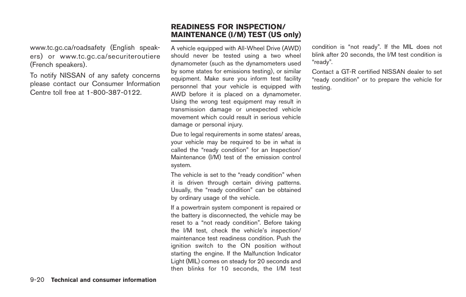 NISSAN 2014 GT R - Owner's Manual User Manual | Page 339 / 354