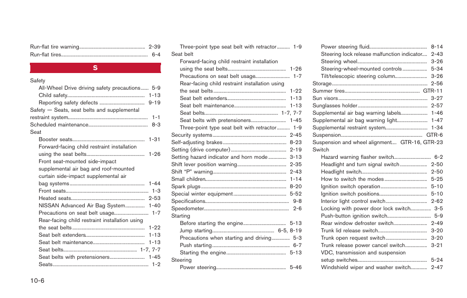 NISSAN 2014 GT R - Owner's Manual User Manual | Page 349 / 354