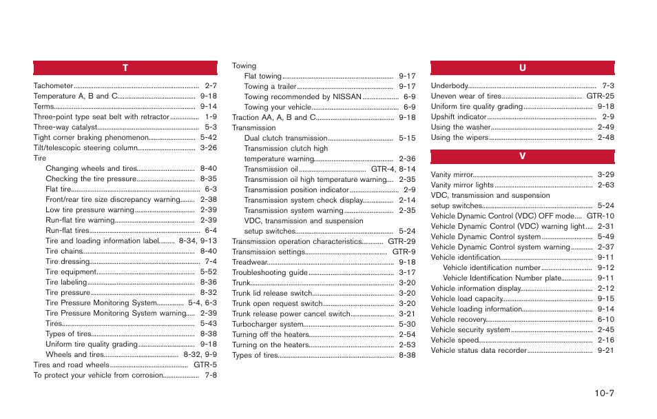NISSAN 2014 GT R - Owner's Manual User Manual | Page 350 / 354