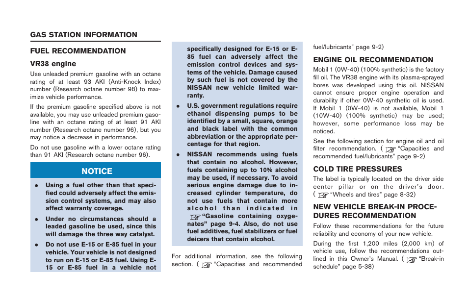 NISSAN 2014 GT R - Owner's Manual User Manual | Page 353 / 354