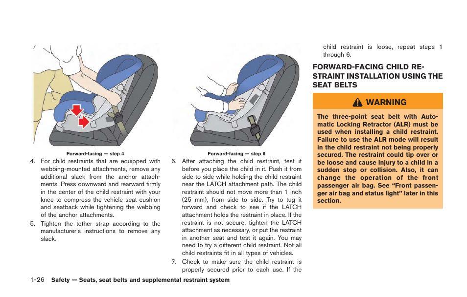 Warning | NISSAN 2014 GT R - Owner's Manual User Manual | Page 75 / 354