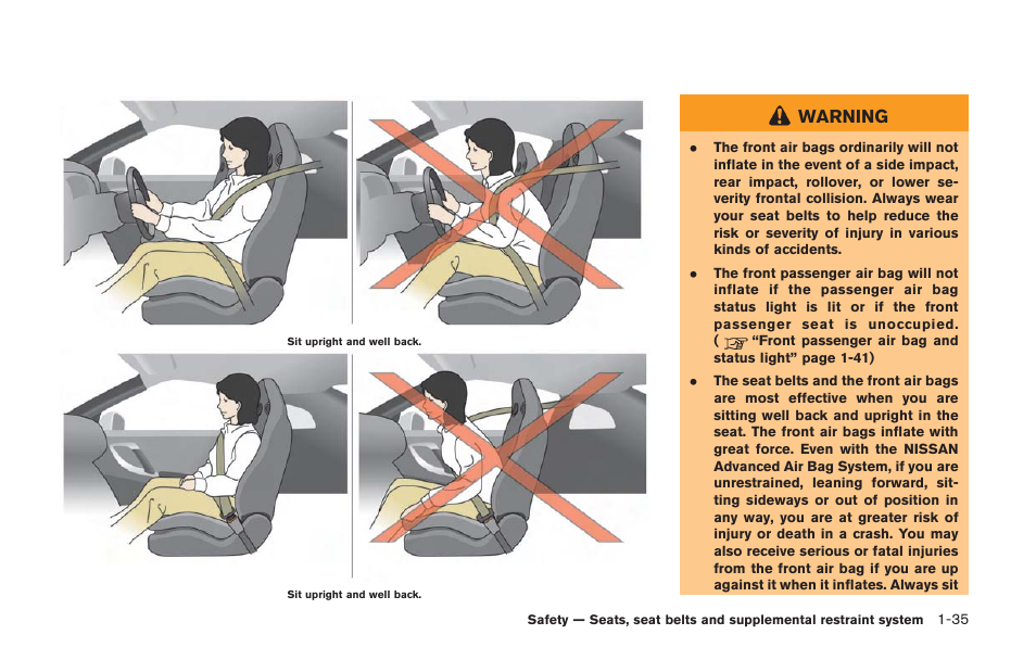Warning | NISSAN 2014 GT R - Owner's Manual User Manual | Page 84 / 354