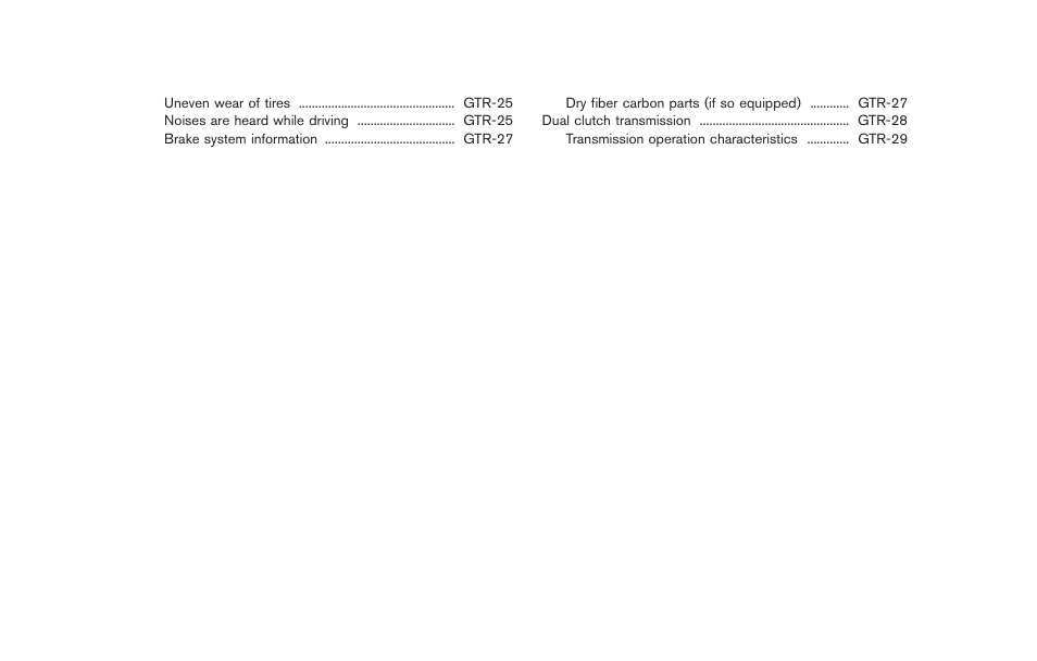 NISSAN 2014 GT R - Owner's Manual User Manual | Page 9 / 354