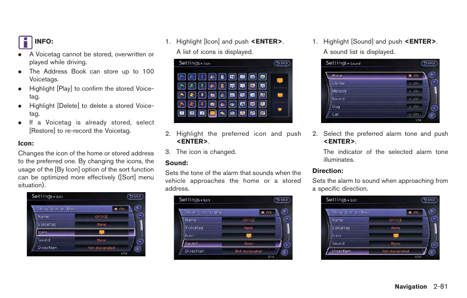 NISSAN 2014 GT R - Multi Function Display Owner's Manual User Manual | Page 108 / 314