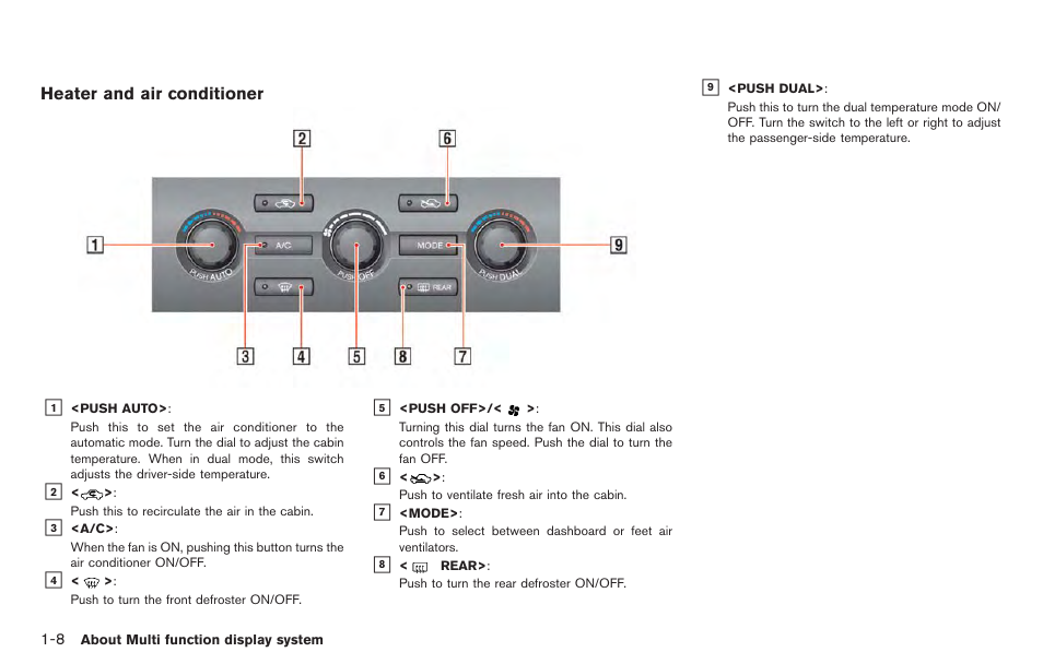 NISSAN 2014 GT R - Multi Function Display Owner's Manual User Manual | Page 17 / 314