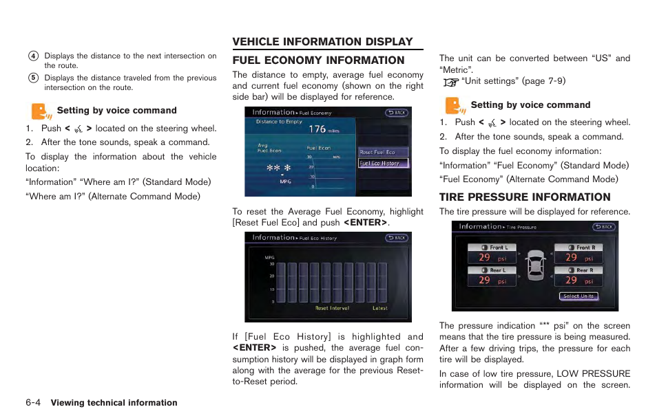 Vehicle information display -4 | NISSAN 2014 GT R - Multi Function Display Owner's Manual User Manual | Page 177 / 314