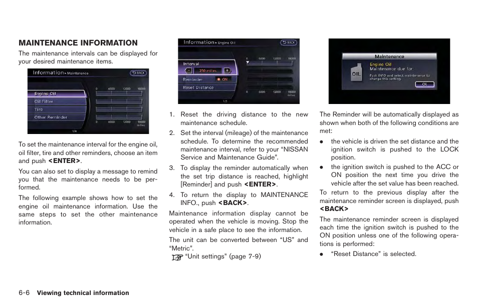 Maintenance information -6 | NISSAN 2014 GT R - Multi Function Display Owner's Manual User Manual | Page 179 / 314