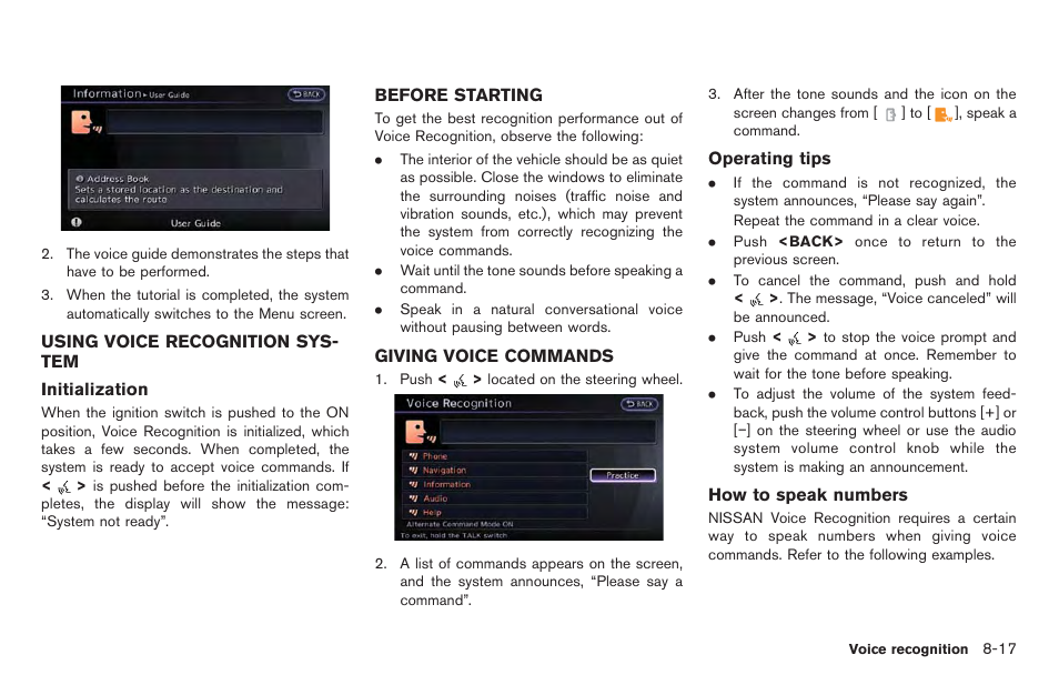 NISSAN 2014 GT R - Multi Function Display Owner's Manual User Manual | Page 226 / 314