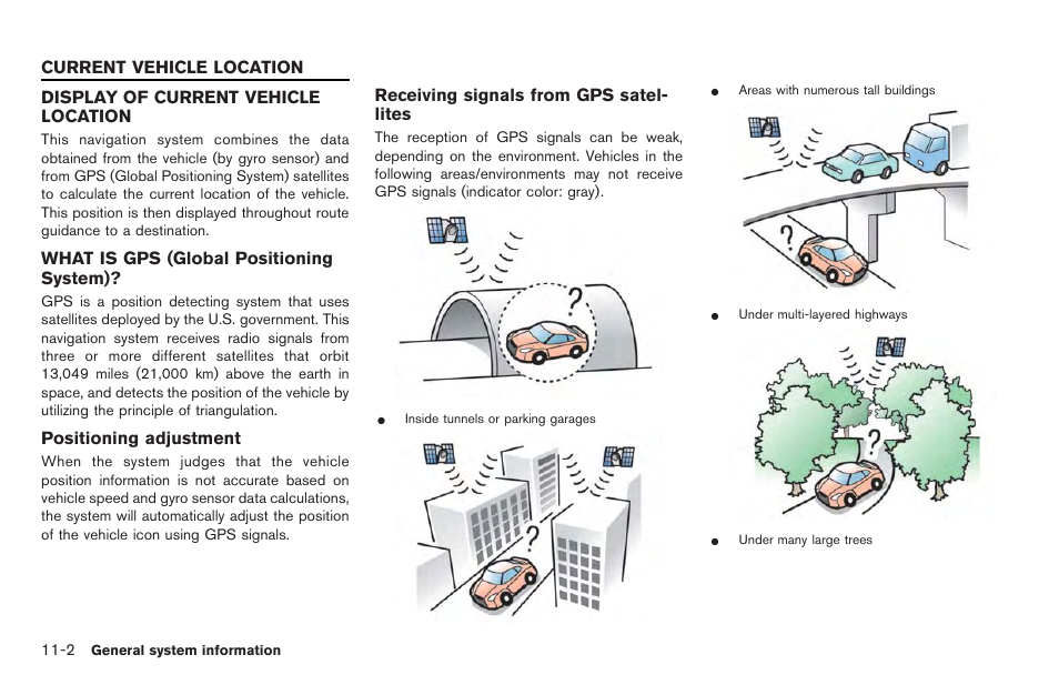 Current vehicle location -2 | NISSAN 2014 GT R - Multi Function Display Owner's Manual User Manual | Page 279 / 314