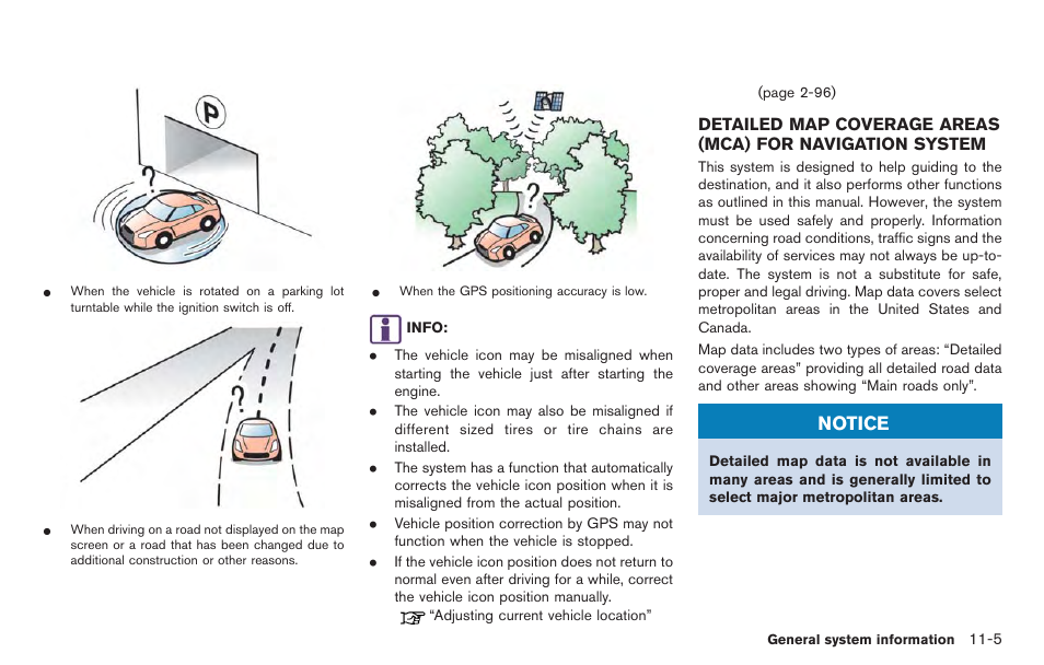 Notice | NISSAN 2014 GT R - Multi Function Display Owner's Manual User Manual | Page 282 / 314