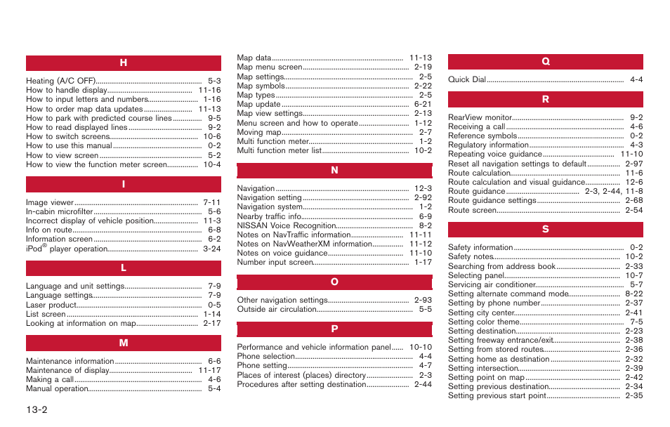 NISSAN 2014 GT R - Multi Function Display Owner's Manual User Manual | Page 311 / 314