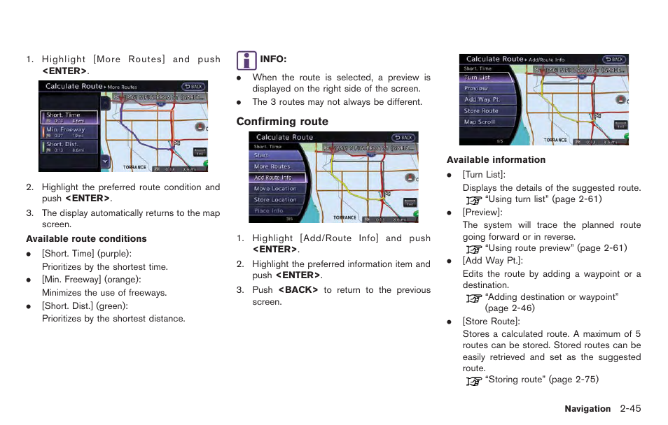 NISSAN 2014 GT R - Multi Function Display Owner's Manual User Manual | Page 72 / 314