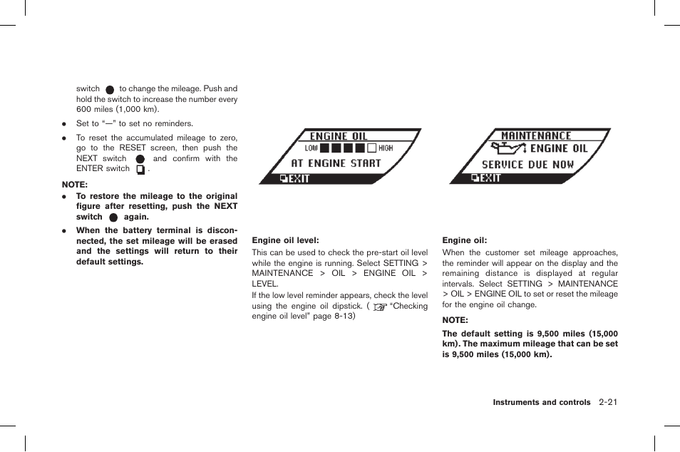 NISSAN 2015 GT R - Owner's Manual User Manual | Page 118 / 358