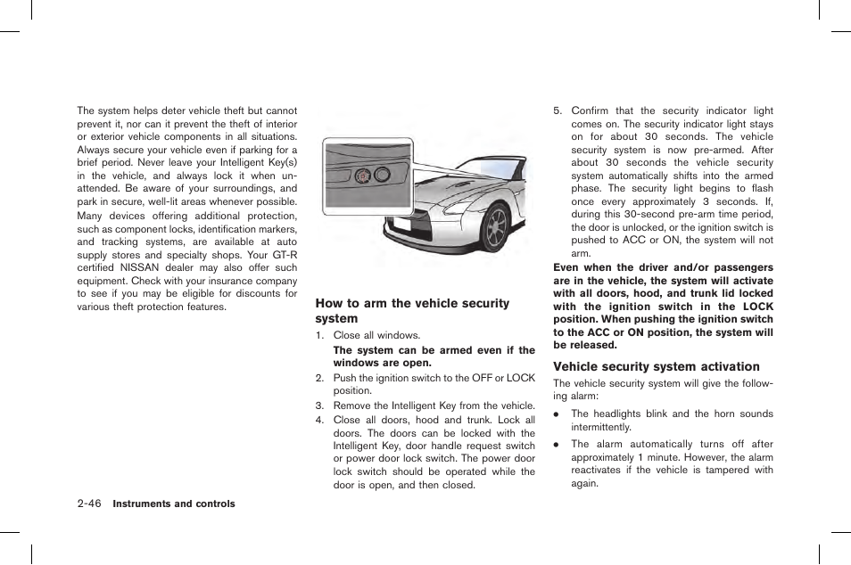 NISSAN 2015 GT R - Owner's Manual User Manual | Page 143 / 358