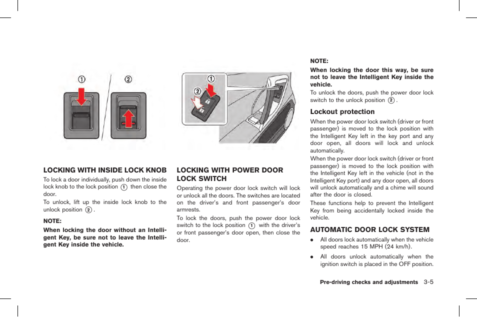 NISSAN 2015 GT R - Owner's Manual User Manual | Page 170 / 358