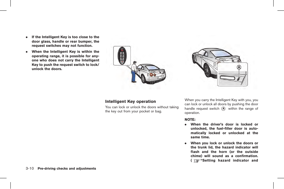 NISSAN 2015 GT R - Owner's Manual User Manual | Page 175 / 358
