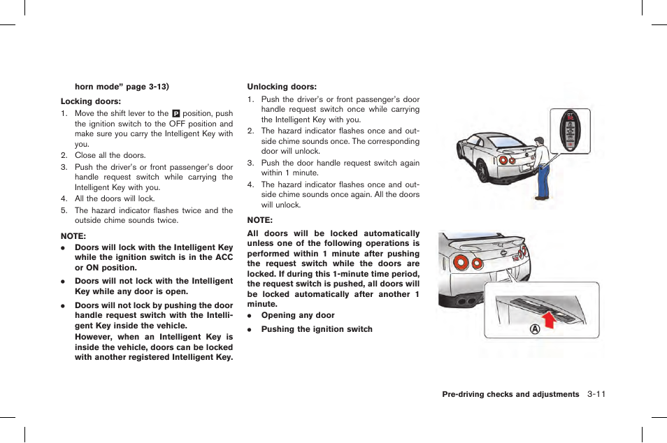 NISSAN 2015 GT R - Owner's Manual User Manual | Page 176 / 358