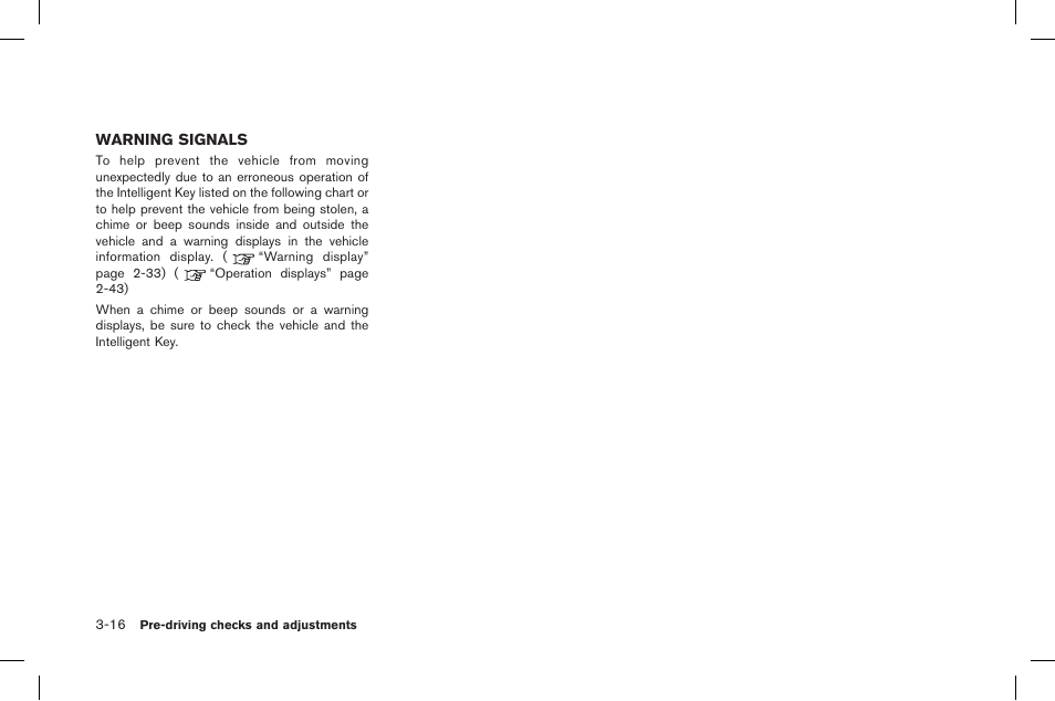 Warning signals -16 | NISSAN 2015 GT R - Owner's Manual User Manual | Page 181 / 358