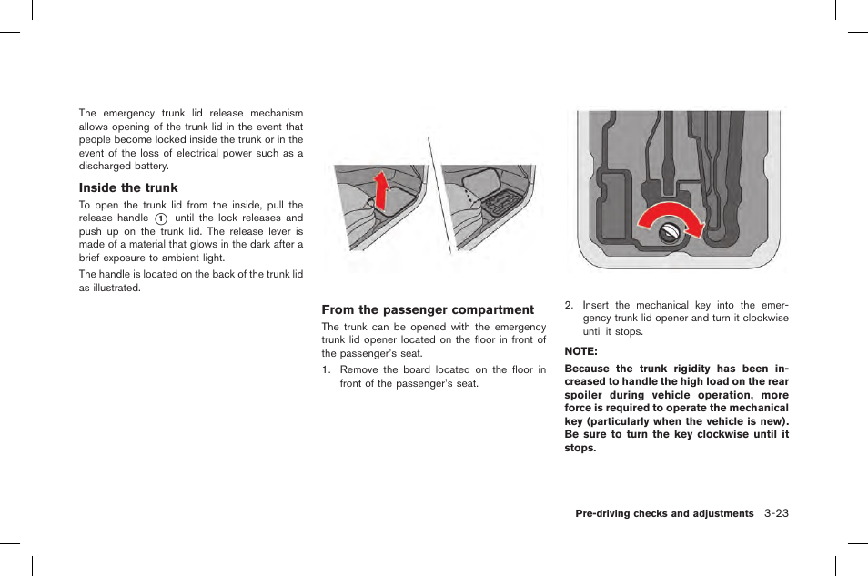 NISSAN 2015 GT R - Owner's Manual User Manual | Page 188 / 358