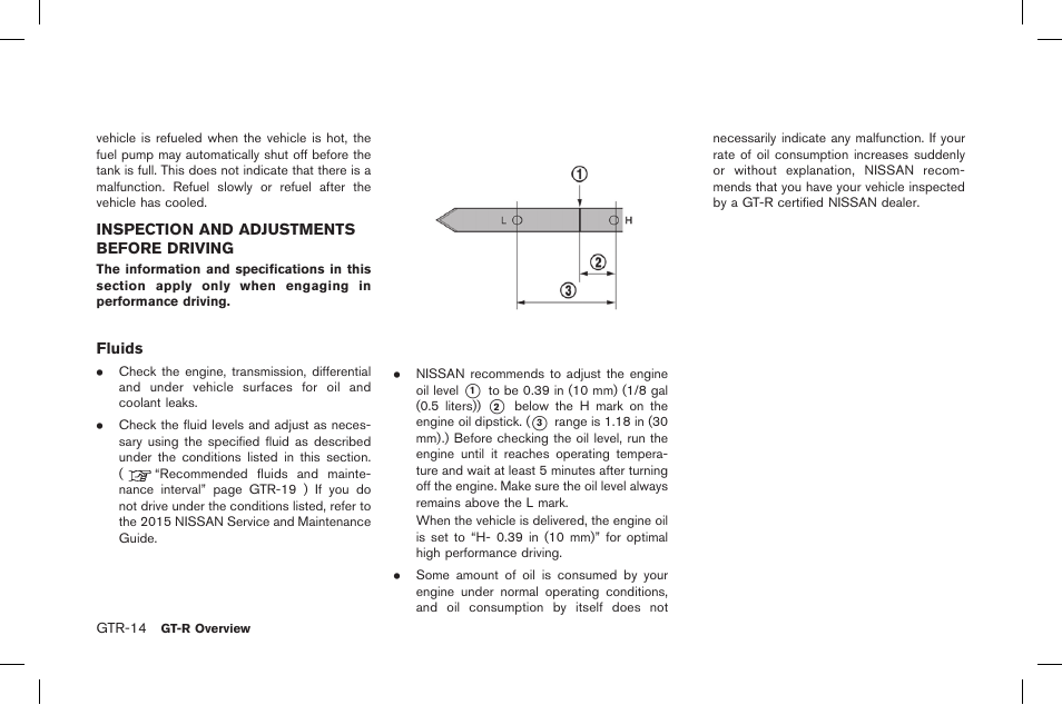 NISSAN 2015 GT R - Owner's Manual User Manual | Page 21 / 358