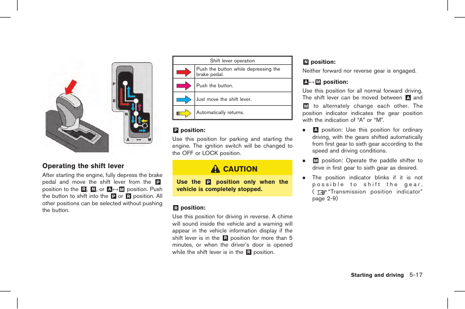 Caution | NISSAN 2015 GT R - Owner's Manual User Manual | Page 214 / 358