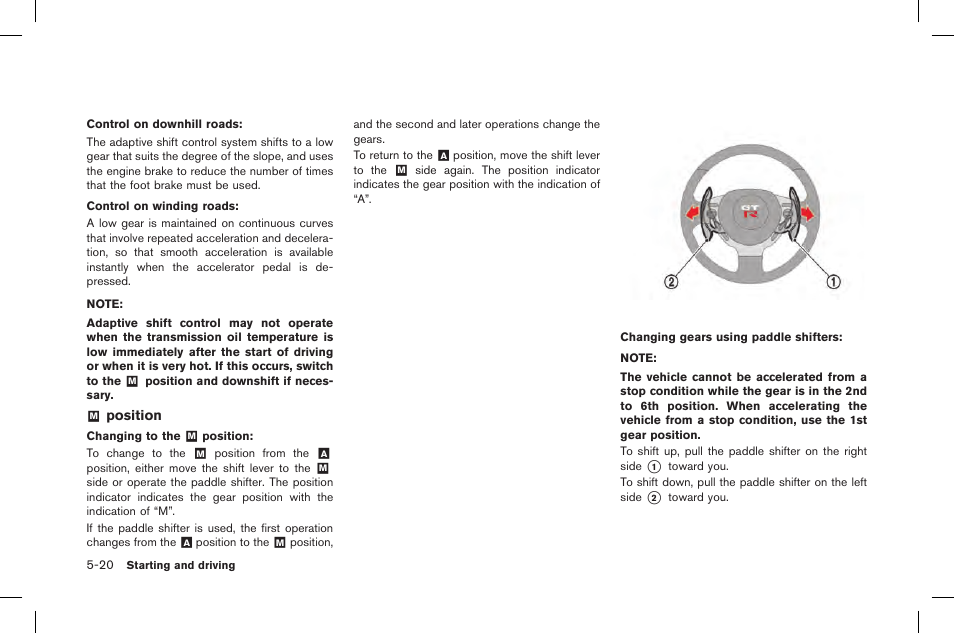 NISSAN 2015 GT R - Owner's Manual User Manual | Page 217 / 358