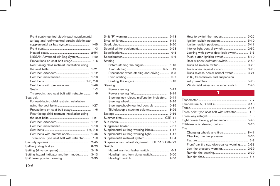 NISSAN 2015 GT R - Owner's Manual User Manual | Page 353 / 358