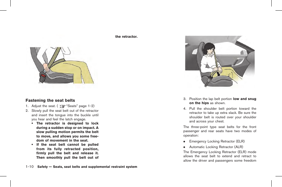 NISSAN 2015 GT R - Owner's Manual User Manual | Page 59 / 358