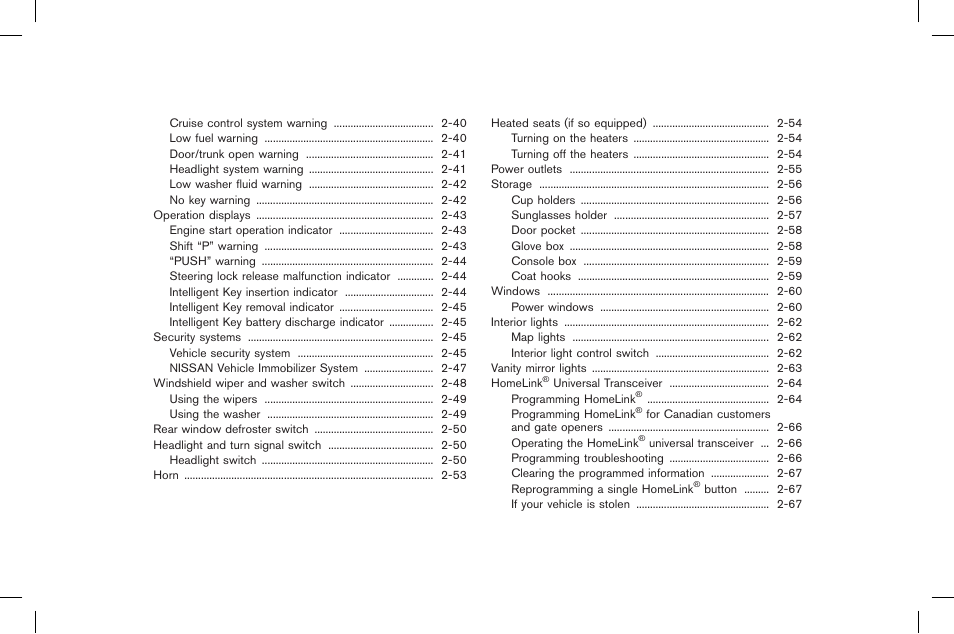 NISSAN 2015 GT R - Owner's Manual User Manual | Page 99 / 358
