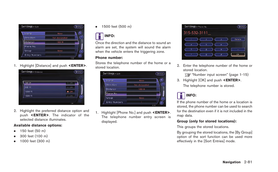 NISSAN 2015 GT R - Multi Function Display Owner's Manual User Manual | Page 106 / 298