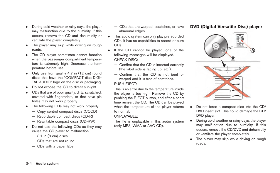 NISSAN 2015 GT R - Multi Function Display Owner's Manual User Manual | Page 125 / 298