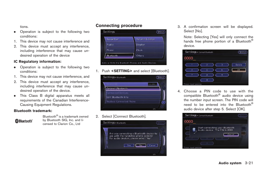 Connecting procedure | NISSAN 2015 GT R - Multi Function Display Owner's Manual User Manual | Page 142 / 298