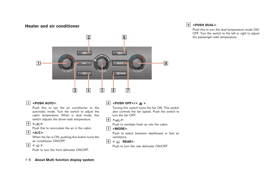 NISSAN 2015 GT R - Multi Function Display Owner's Manual User Manual | Page 15 / 298