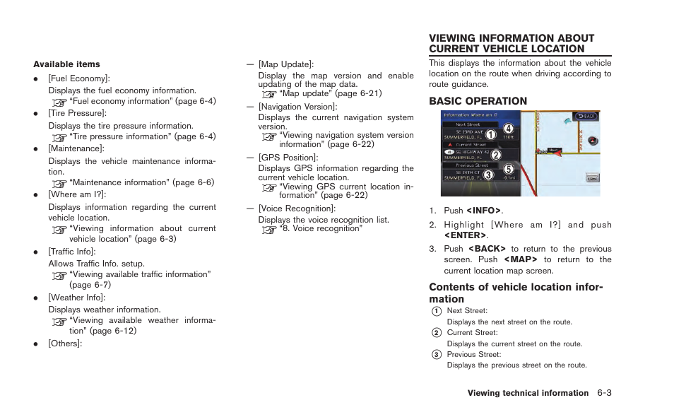 Basic operation -3 | NISSAN 2015 GT R - Multi Function Display Owner's Manual User Manual | Page 166 / 298