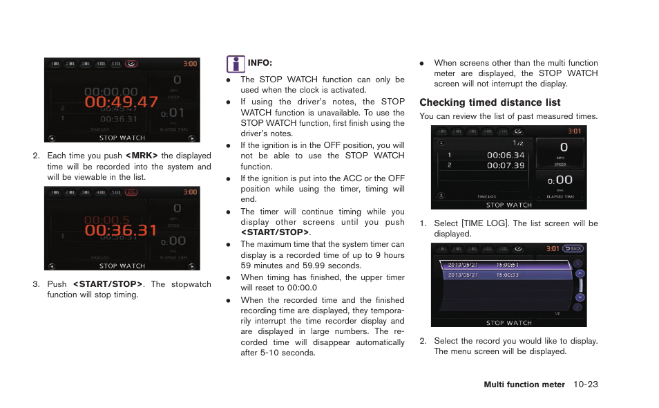 NISSAN 2015 GT R - Multi Function Display Owner's Manual User Manual | Page 258 / 298