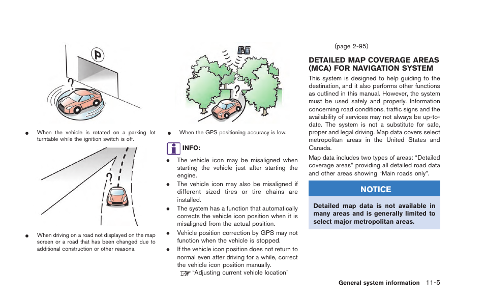 Notice | NISSAN 2015 GT R - Multi Function Display Owner's Manual User Manual | Page 266 / 298