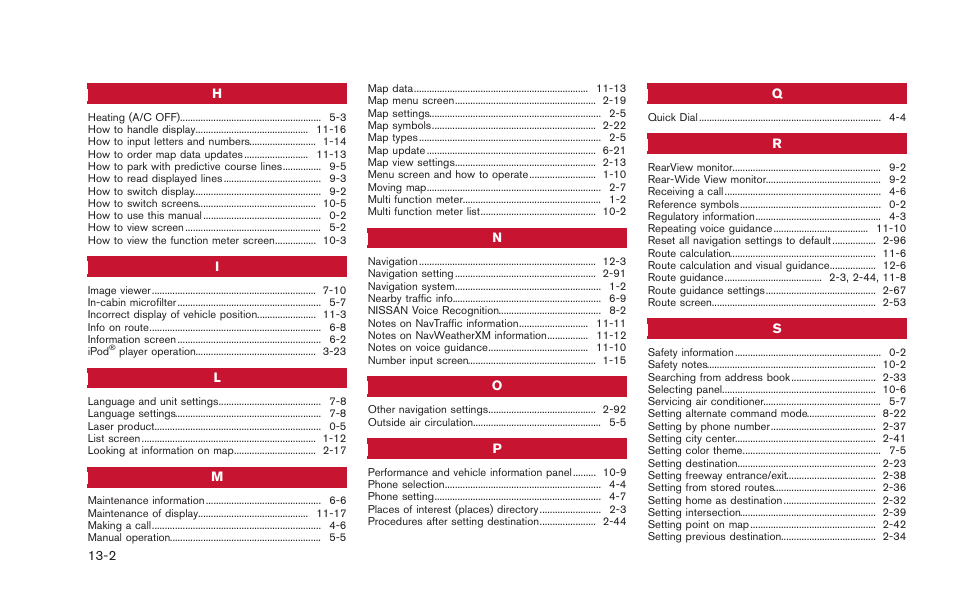 NISSAN 2015 GT R - Multi Function Display Owner's Manual User Manual | Page 295 / 298