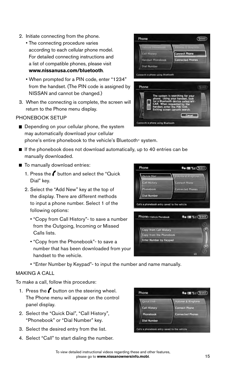 NISSAN 2015 GT R - Quick Reference Guide User Manual | Page 17 / 23
