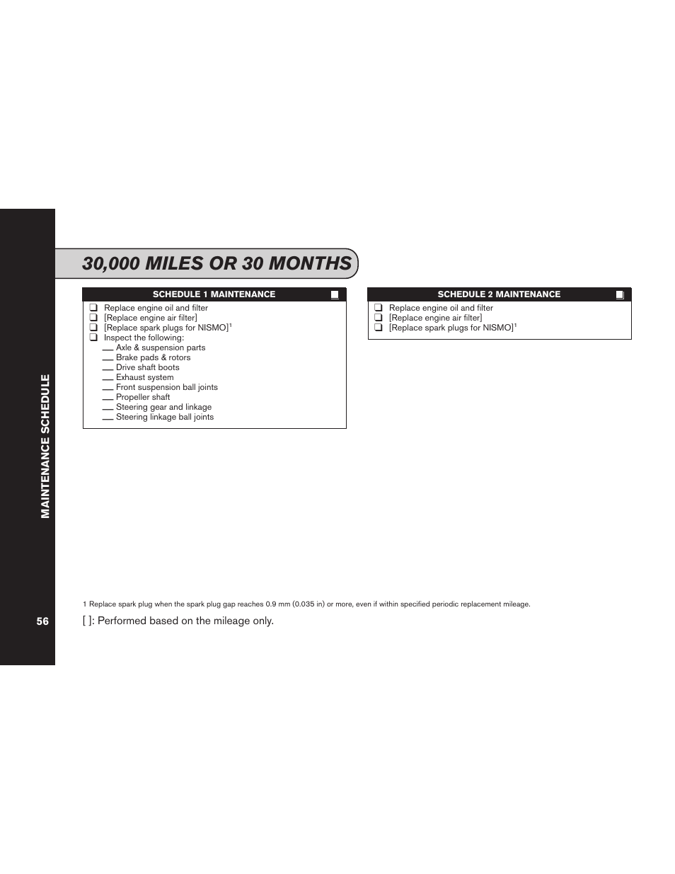 NISSAN 2015 GT R - Service & Maintenance Guide User Manual | Page 58 / 83