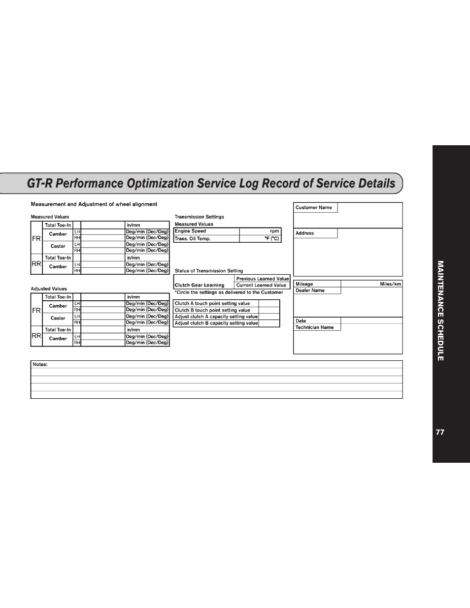 NISSAN 2015 GT R - Service & Maintenance Guide User Manual | Page 79 / 83