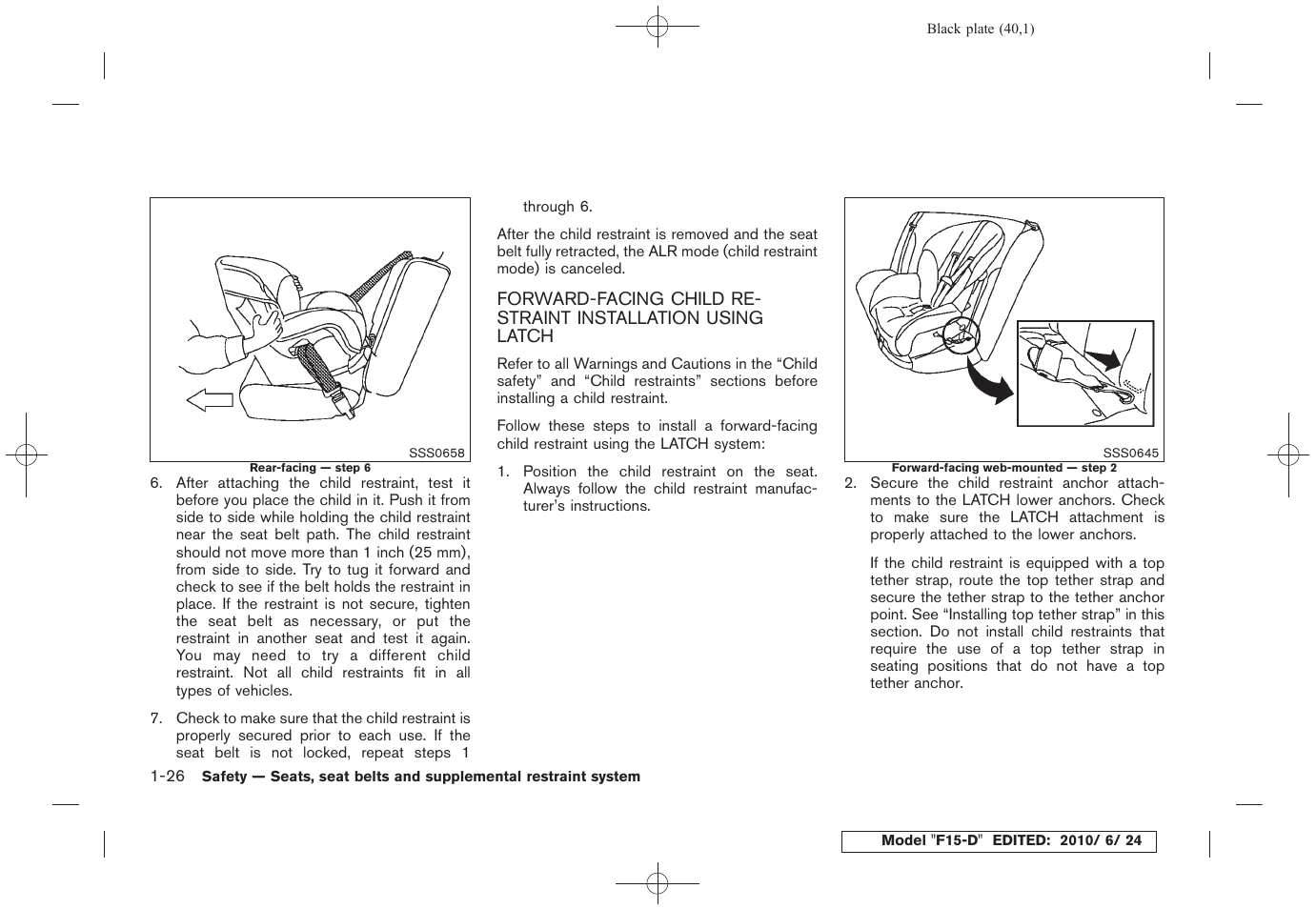 NISSAN 2011 JUKE - Owner's Manual User Manual | Page 42 / 345