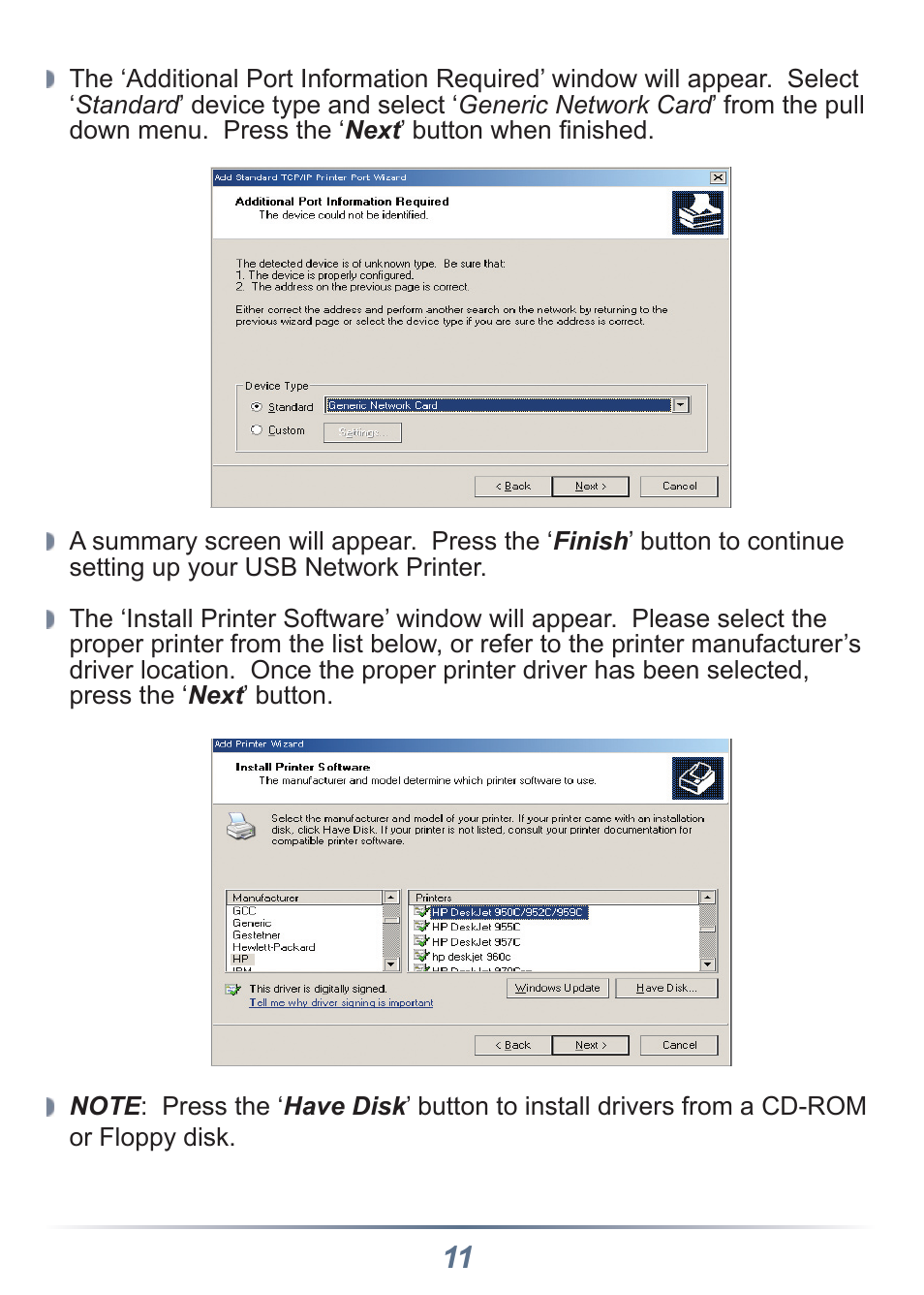 Buffalo Technology LPV2-USB-TX1 User Manual | Page 11 / 24