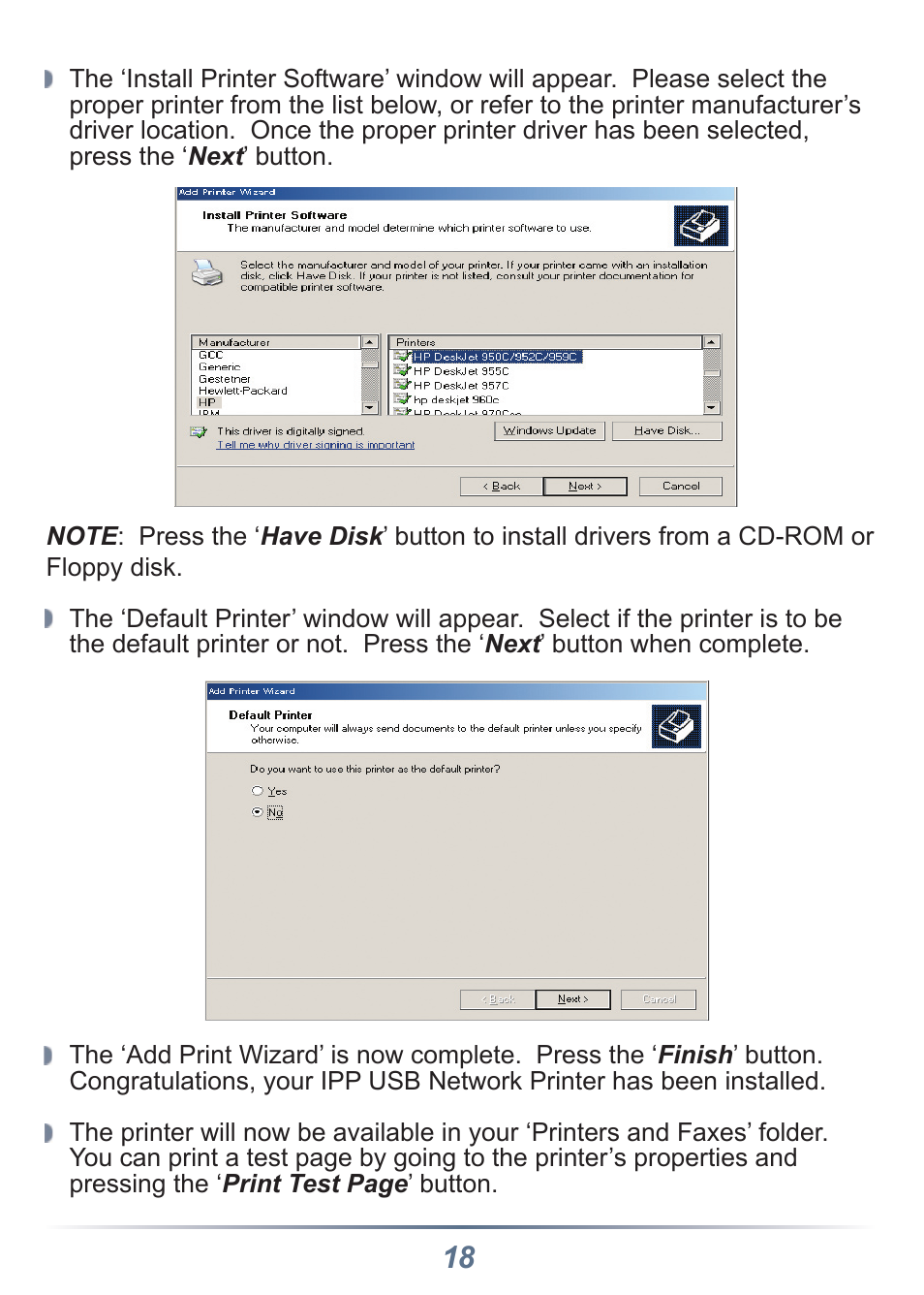 Buffalo Technology LPV2-USB-TX1 User Manual | Page 18 / 24