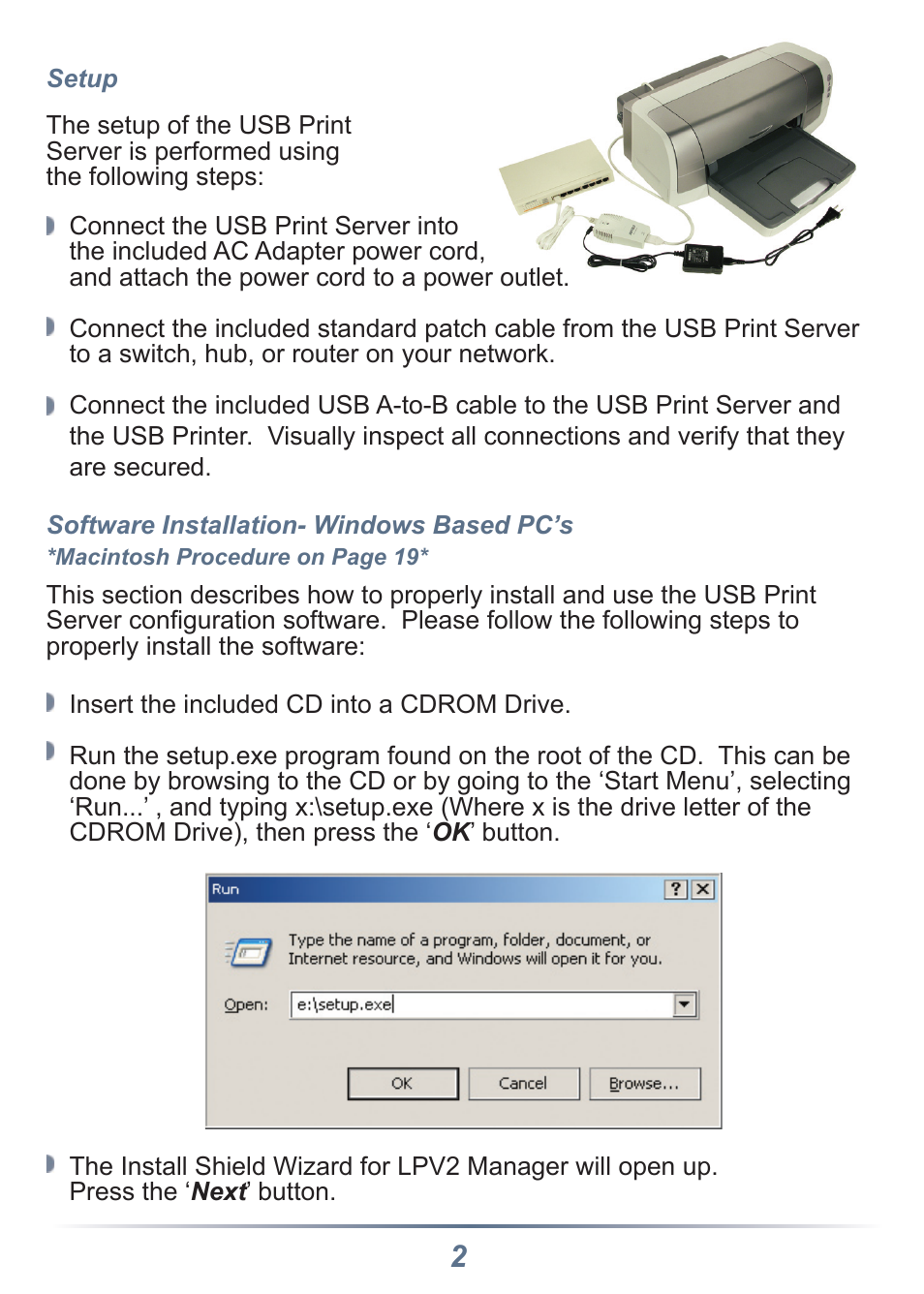 Buffalo Technology LPV2-USB-TX1 User Manual | Page 2 / 24
