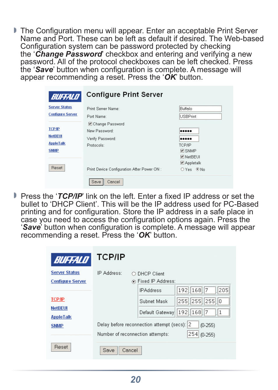 Buffalo Technology LPV2-USB-TX1 User Manual | Page 20 / 24