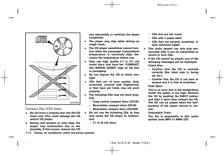NISSAN 2013 JUKE - Owner's Manual User Manual | Page 168 / 347