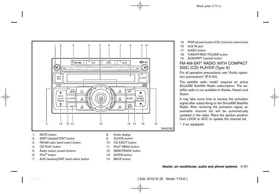 NISSAN 2013 JUKE - Owner's Manual User Manual | Page 177 / 347