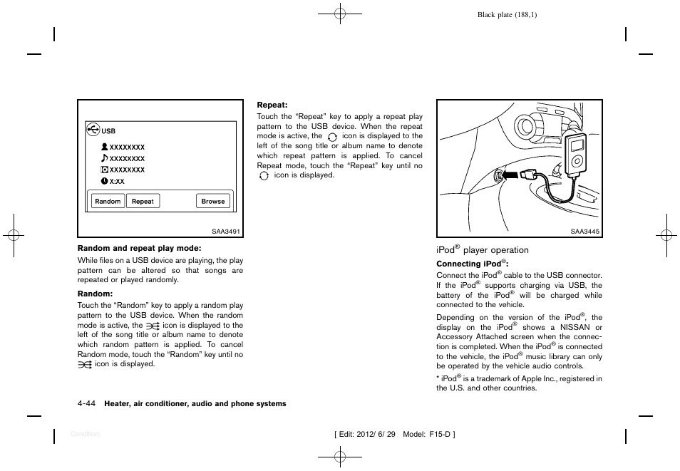 NISSAN 2013 JUKE - Owner's Manual User Manual | Page 190 / 347