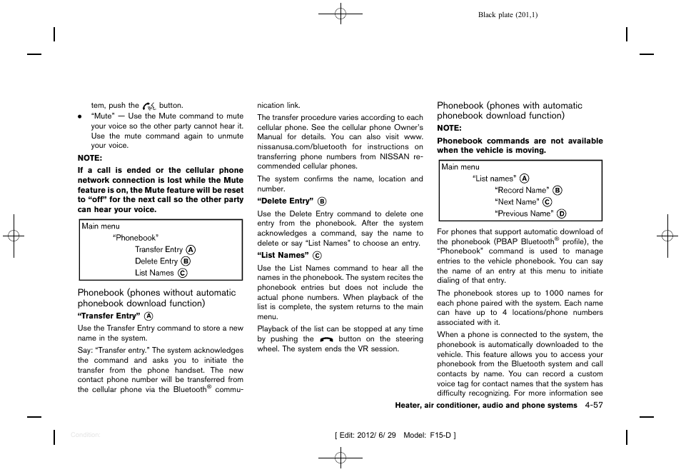 NISSAN 2013 JUKE - Owner's Manual User Manual | Page 203 / 347